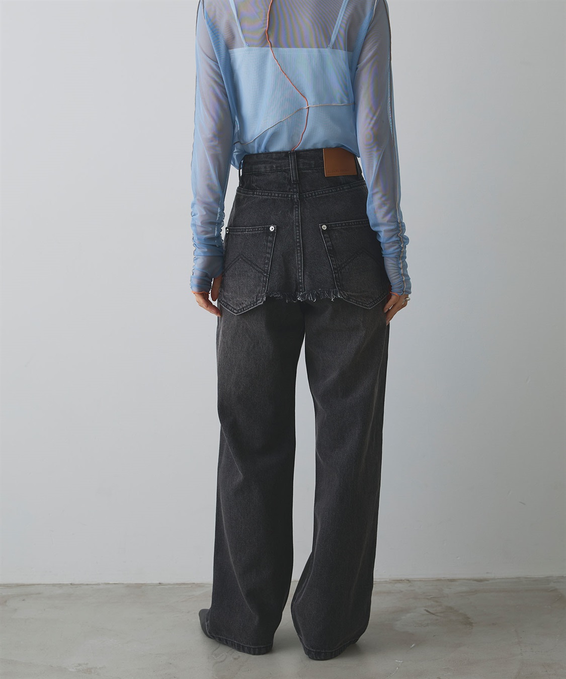 ELLEgirl アウトポケットレイヤードデニム_sub_26