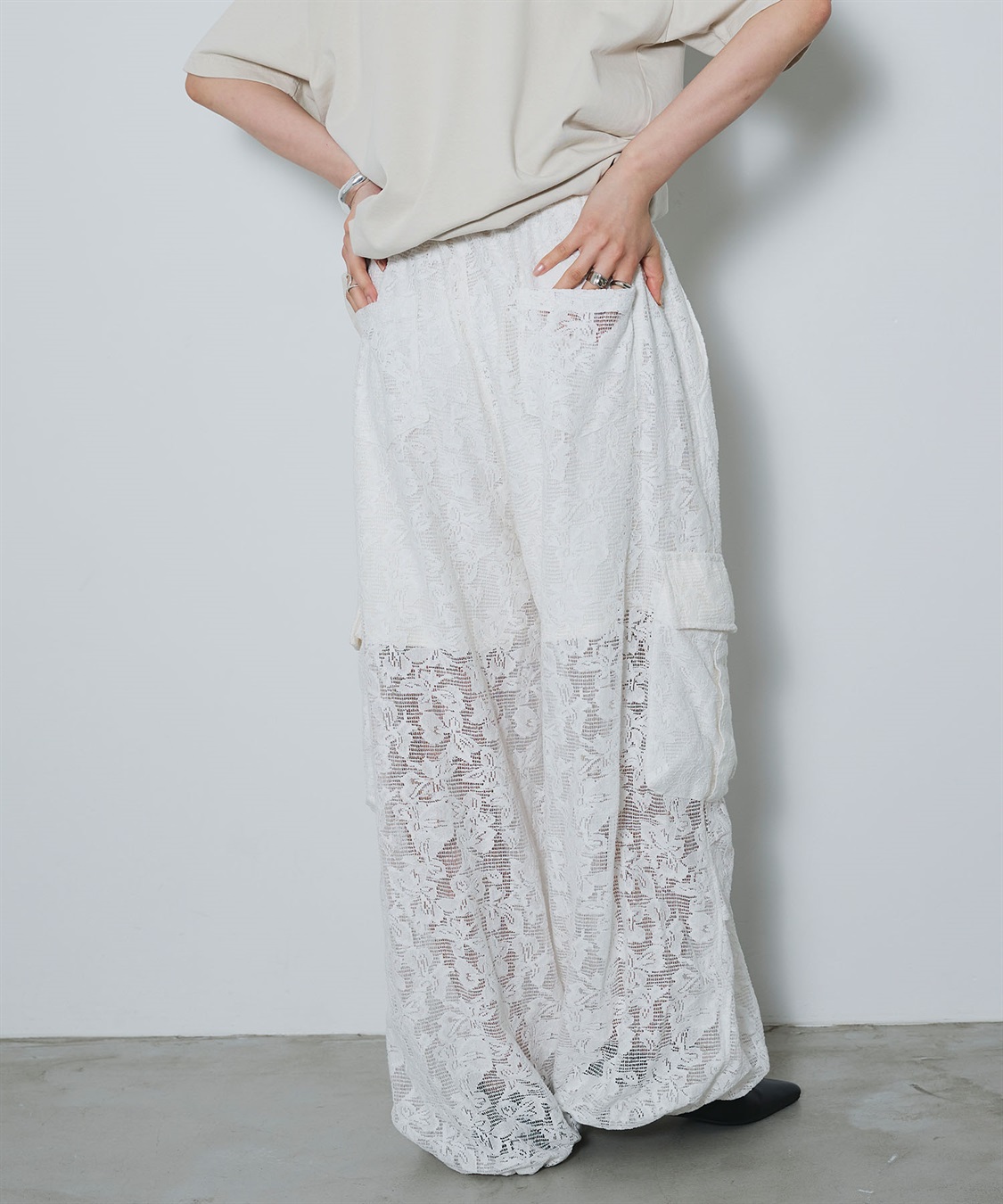 ELLEgirl レースカーゴパンツ_sub_15