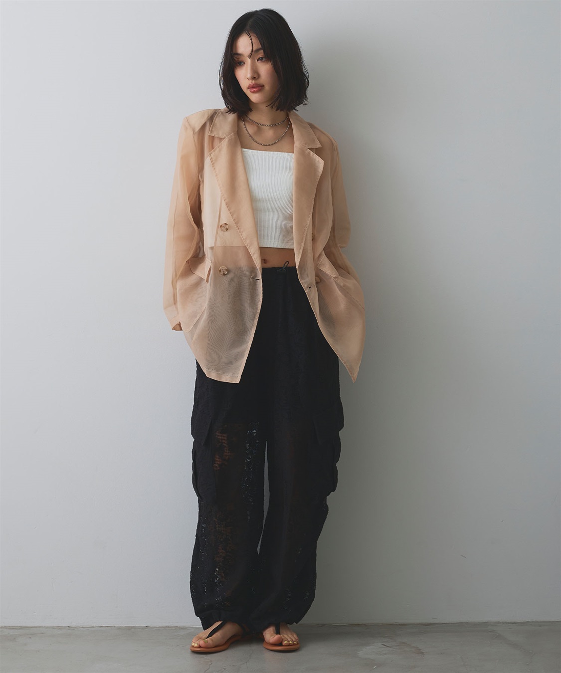 ELLEgirl レースカーゴパンツ_sub_17