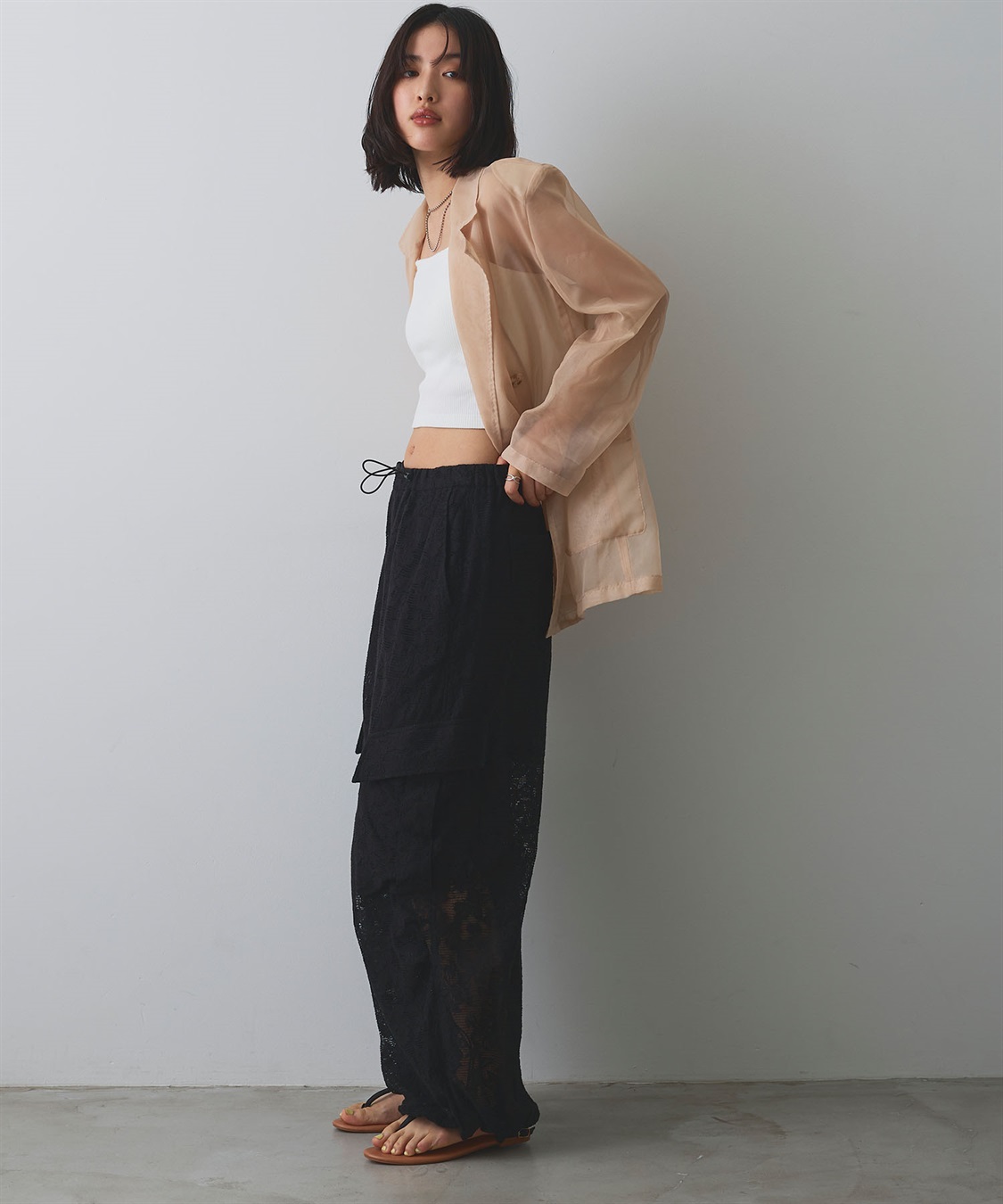 ELLEgirl レースカーゴパンツ_sub_19