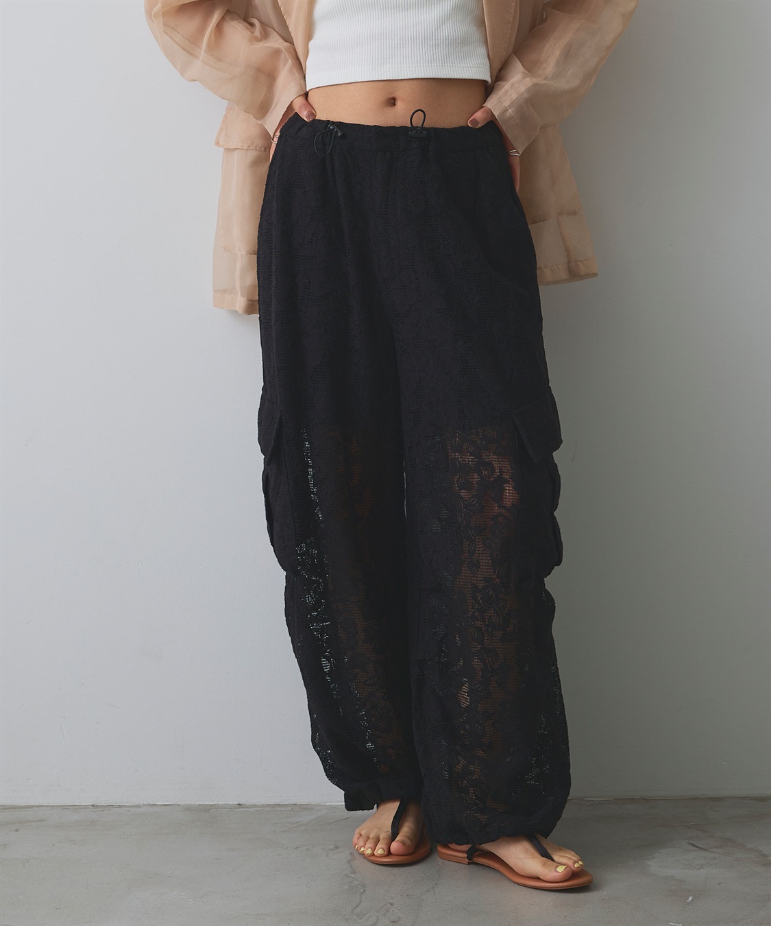 ELLEgirl レースカーゴパンツ_sub_20