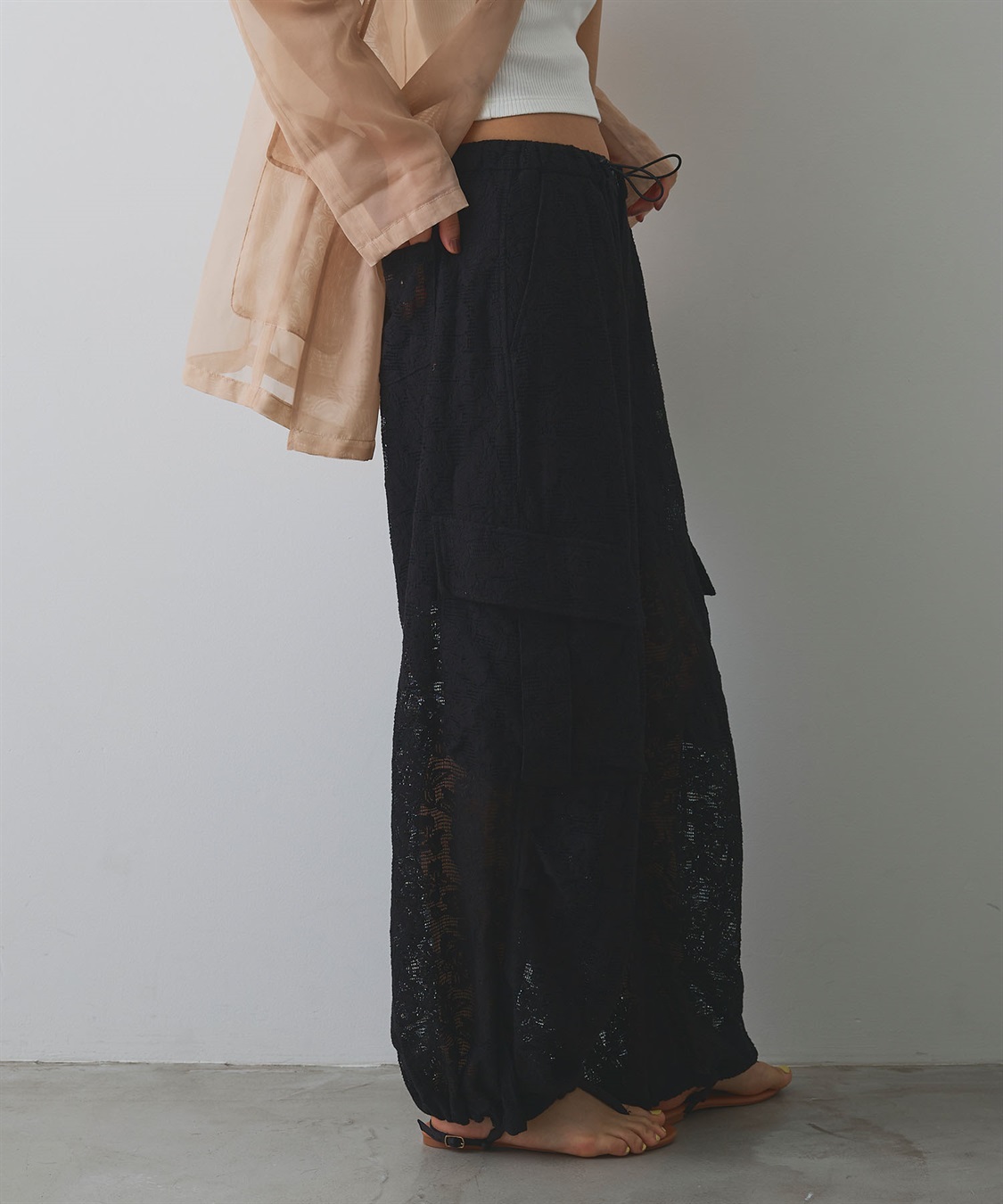 ELLEgirl レースカーゴパンツ_sub_21