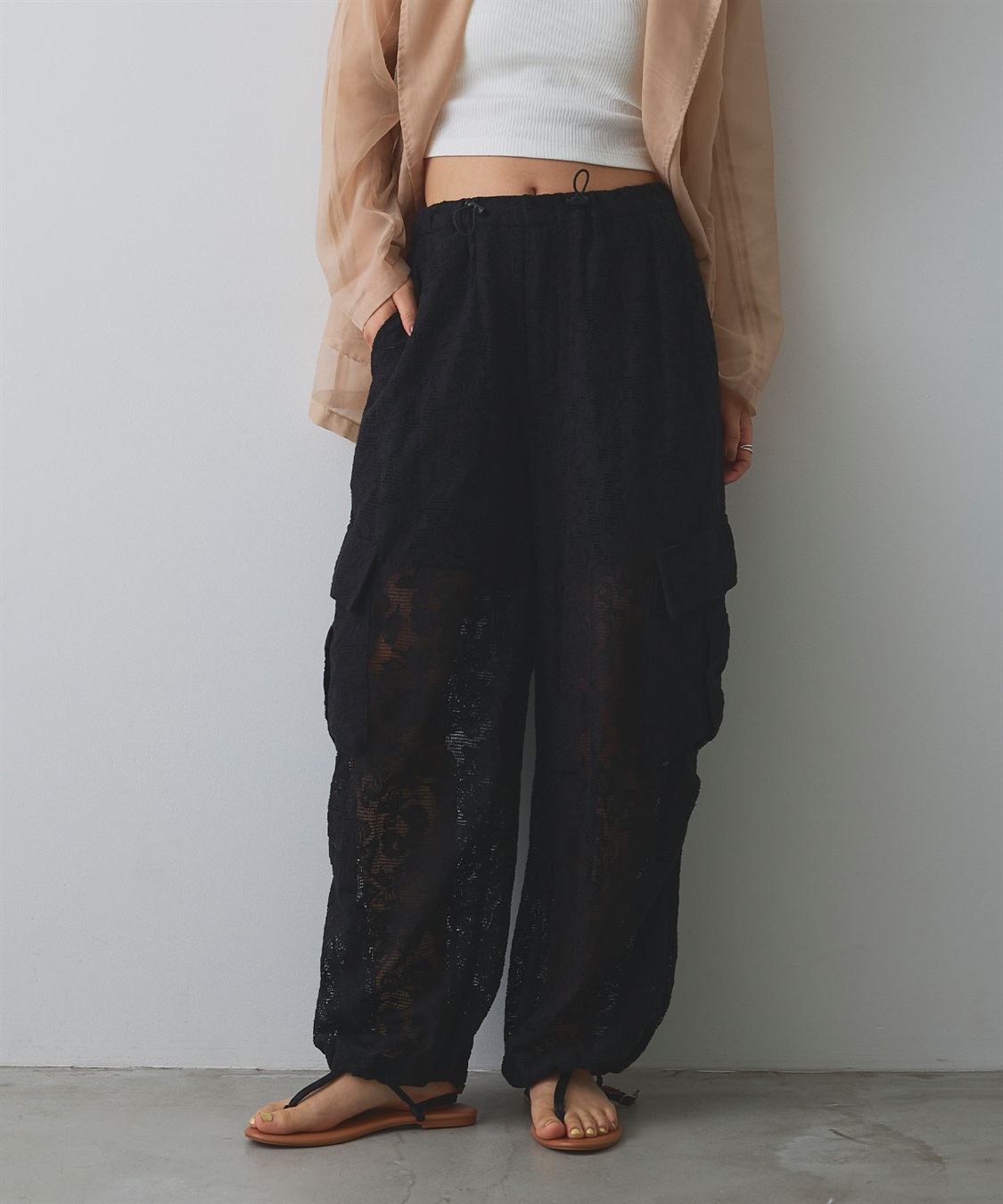 ELLEgirl レースカーゴパンツ_sub_22