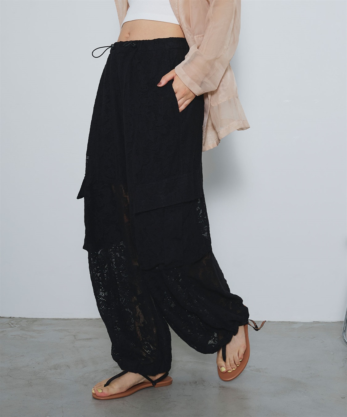 ELLEgirl レースカーゴパンツ_sub_25