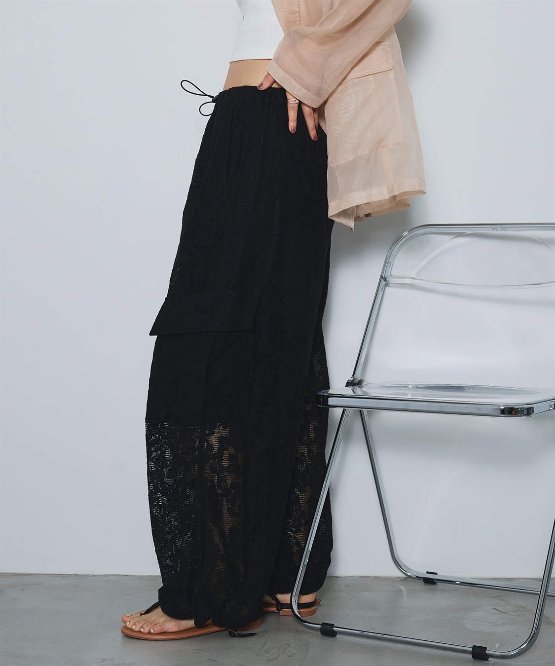 ELLEgirl レースカーゴパンツ_sub_27