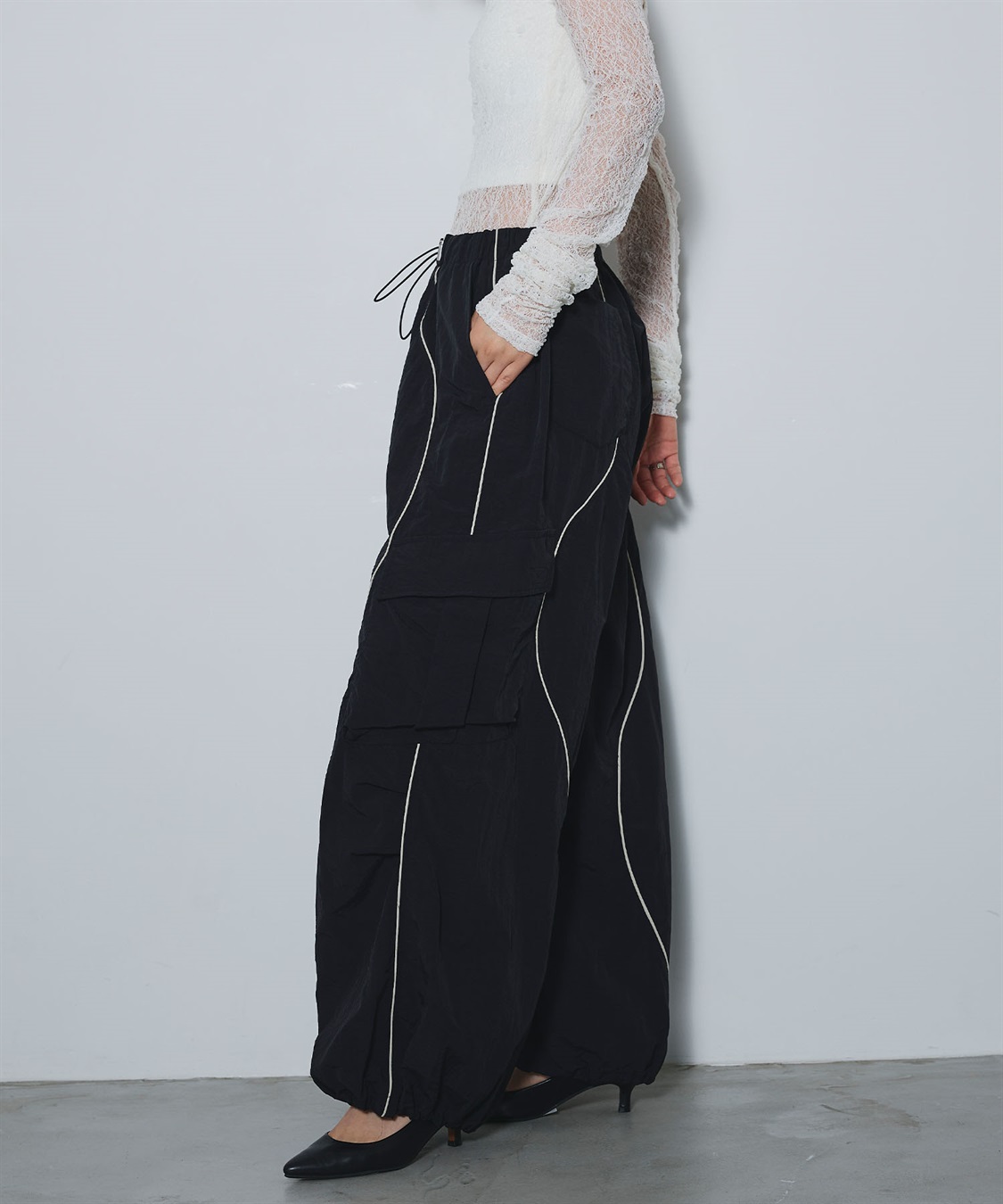 ELLEgirl ウェーブデザインパラシュートパンツ_sub_14