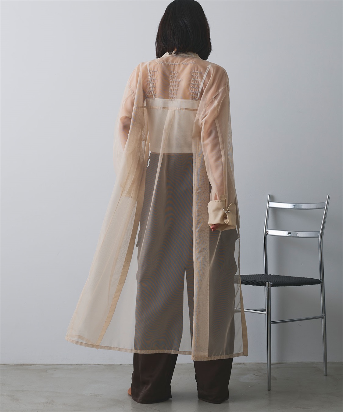 ELLEgirl バック刺繍シアーシャツワンピース_sub_12