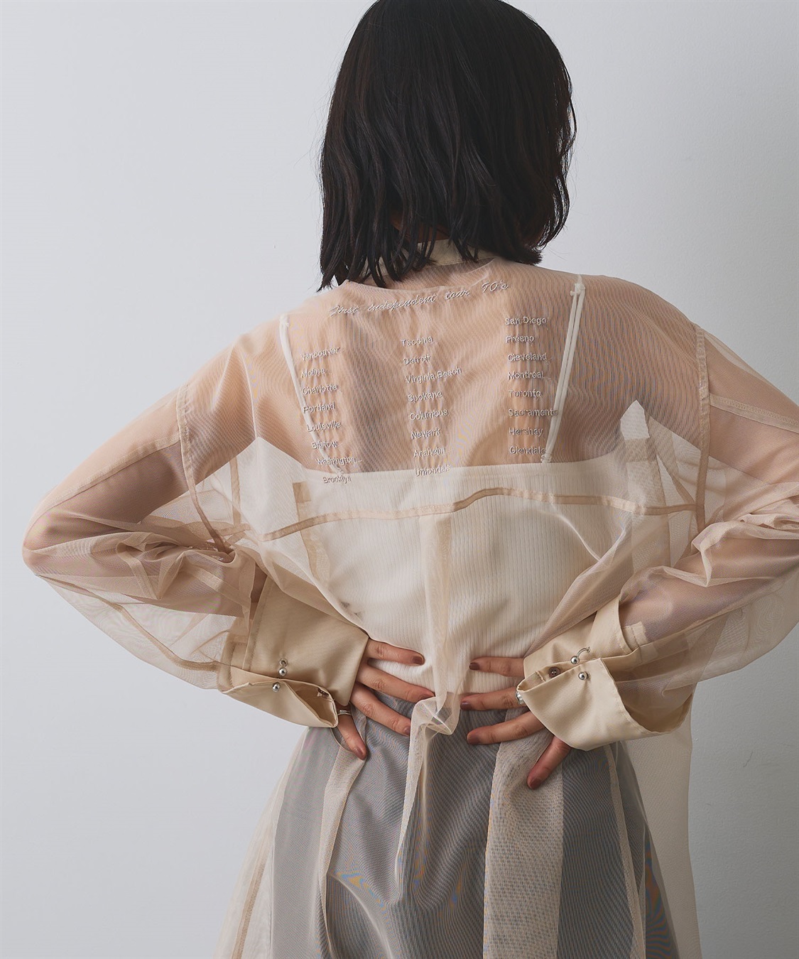 ELLEgirl バック刺繍シアーシャツワンピース_sub_16