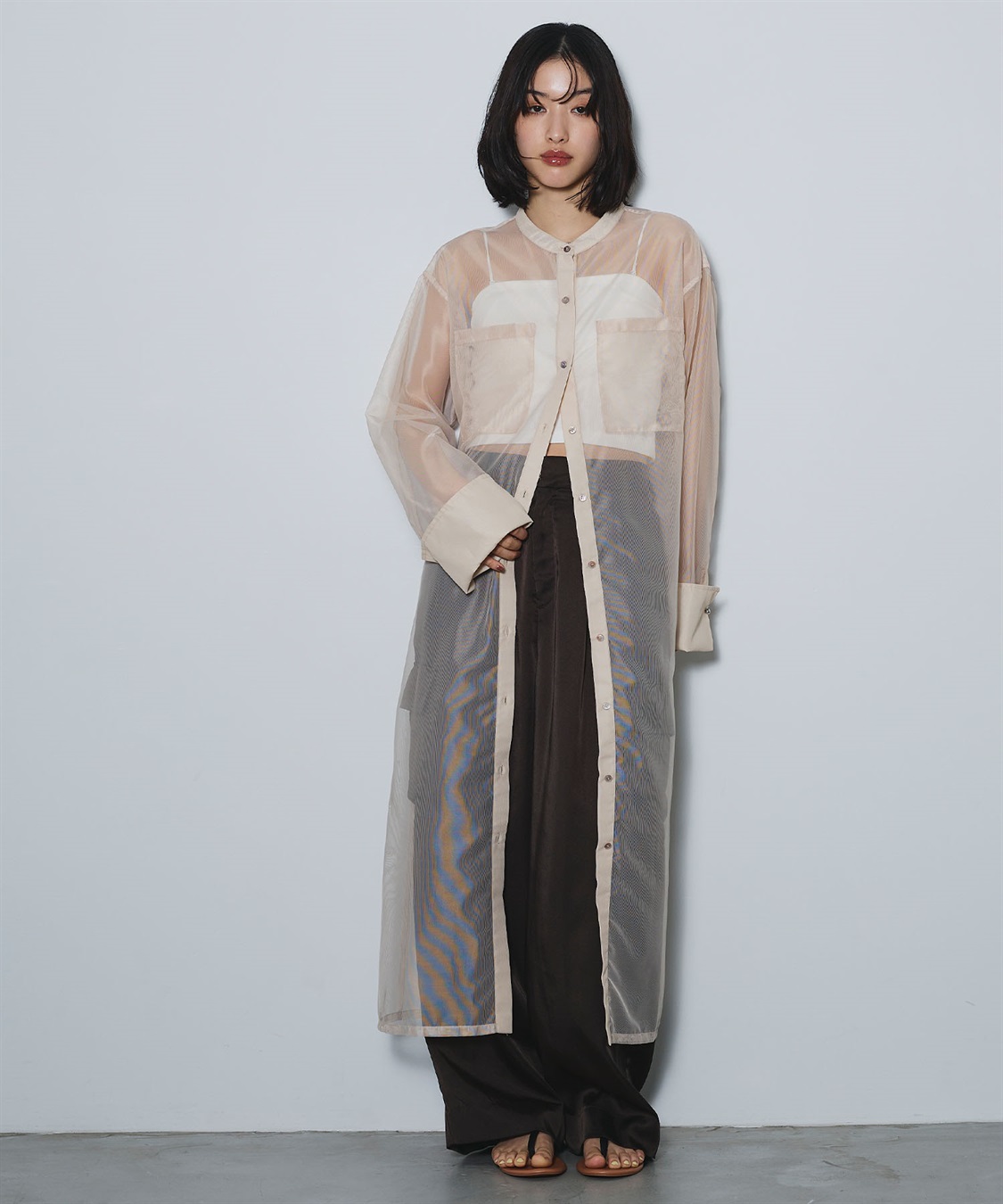 ELLEgirl バック刺繍シアーシャツワンピース_sub_17