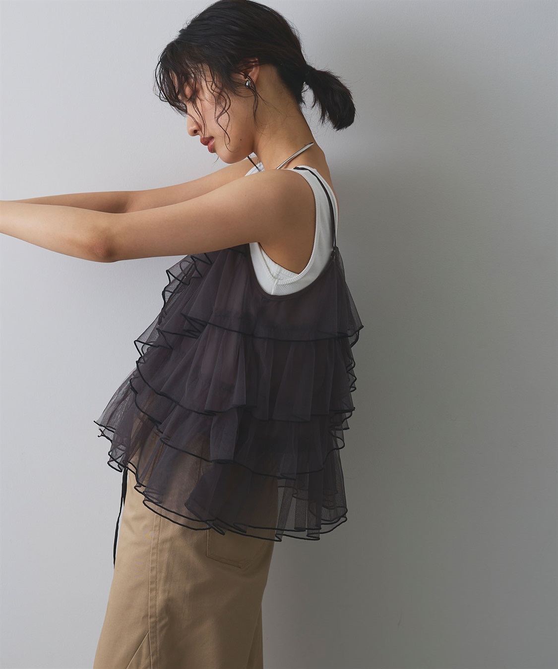 ELLEgirl 配色メローフリルキャミソールビスチェ_sub_4