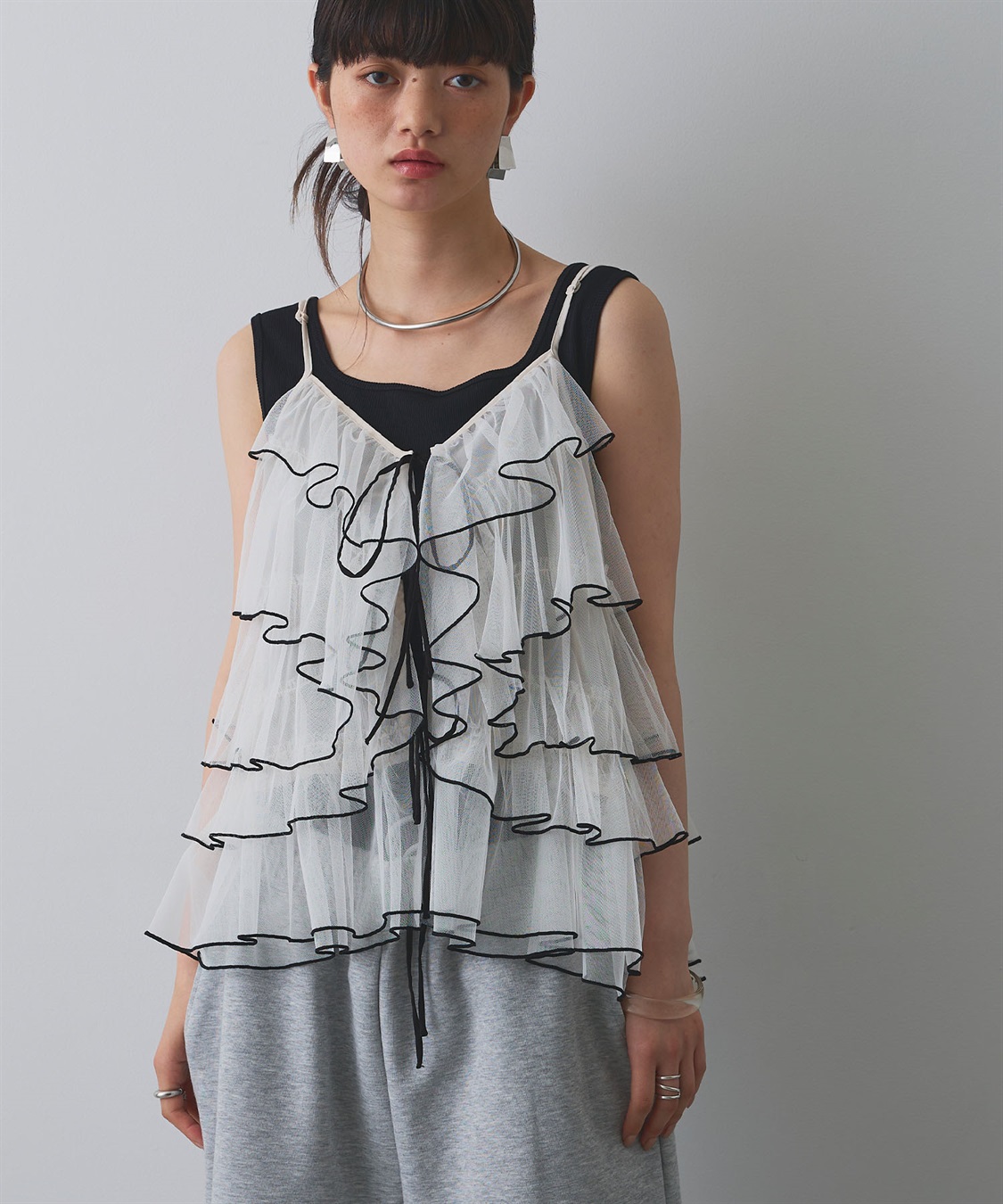 ELLEgirl 配色メローフリルキャミソールビスチェ_sub_15