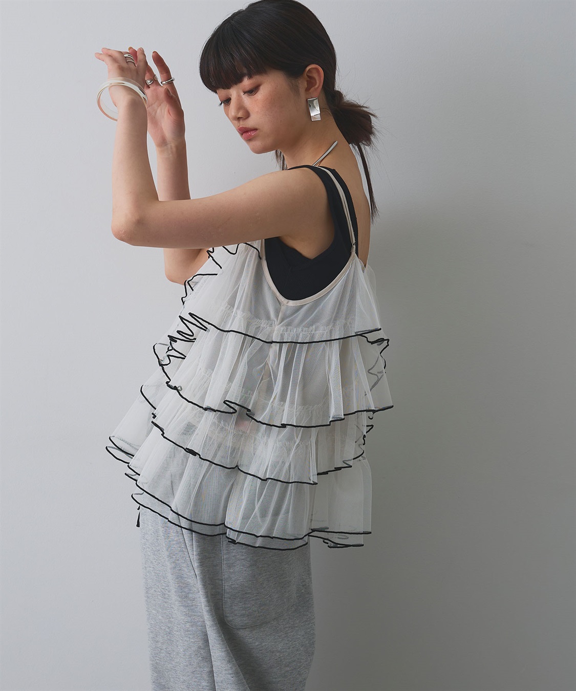 ELLEgirl 配色メローフリルキャミソールビスチェ_sub_20