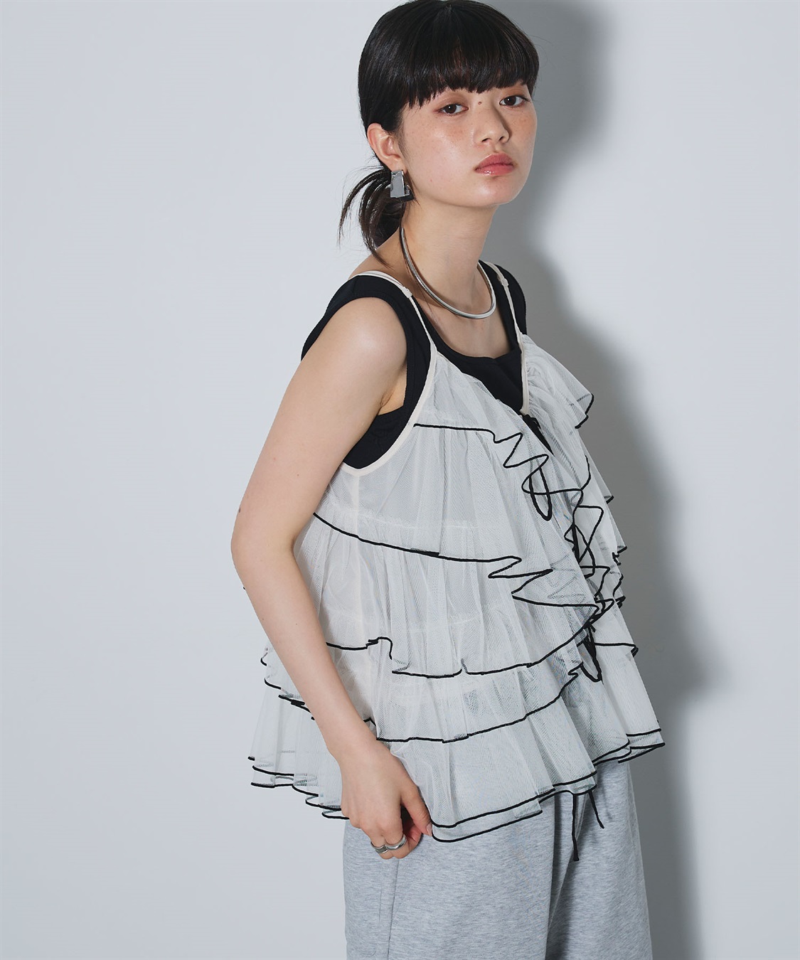 ELLEgirl 配色メローフリルキャミソールビスチェ_sub_27