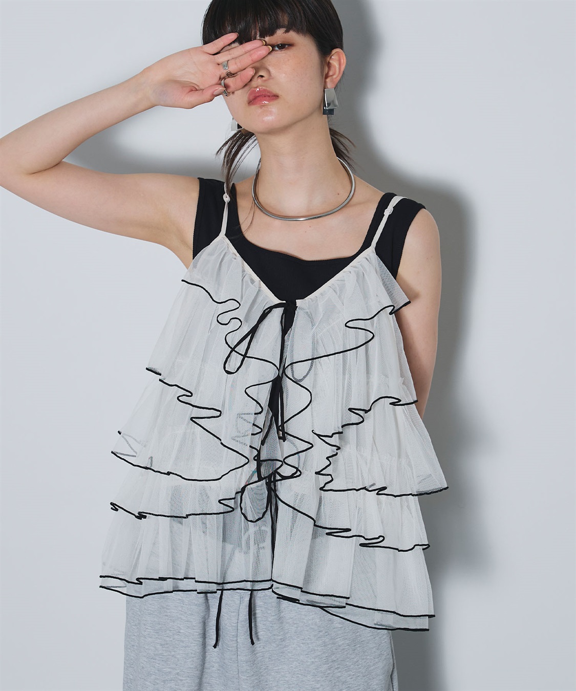 ELLEgirl 配色メローフリルキャミソールビスチェ_sub_28