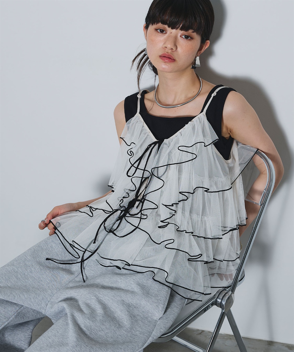 ELLEgirl 配色メローフリルキャミソールビスチェ_sub_29