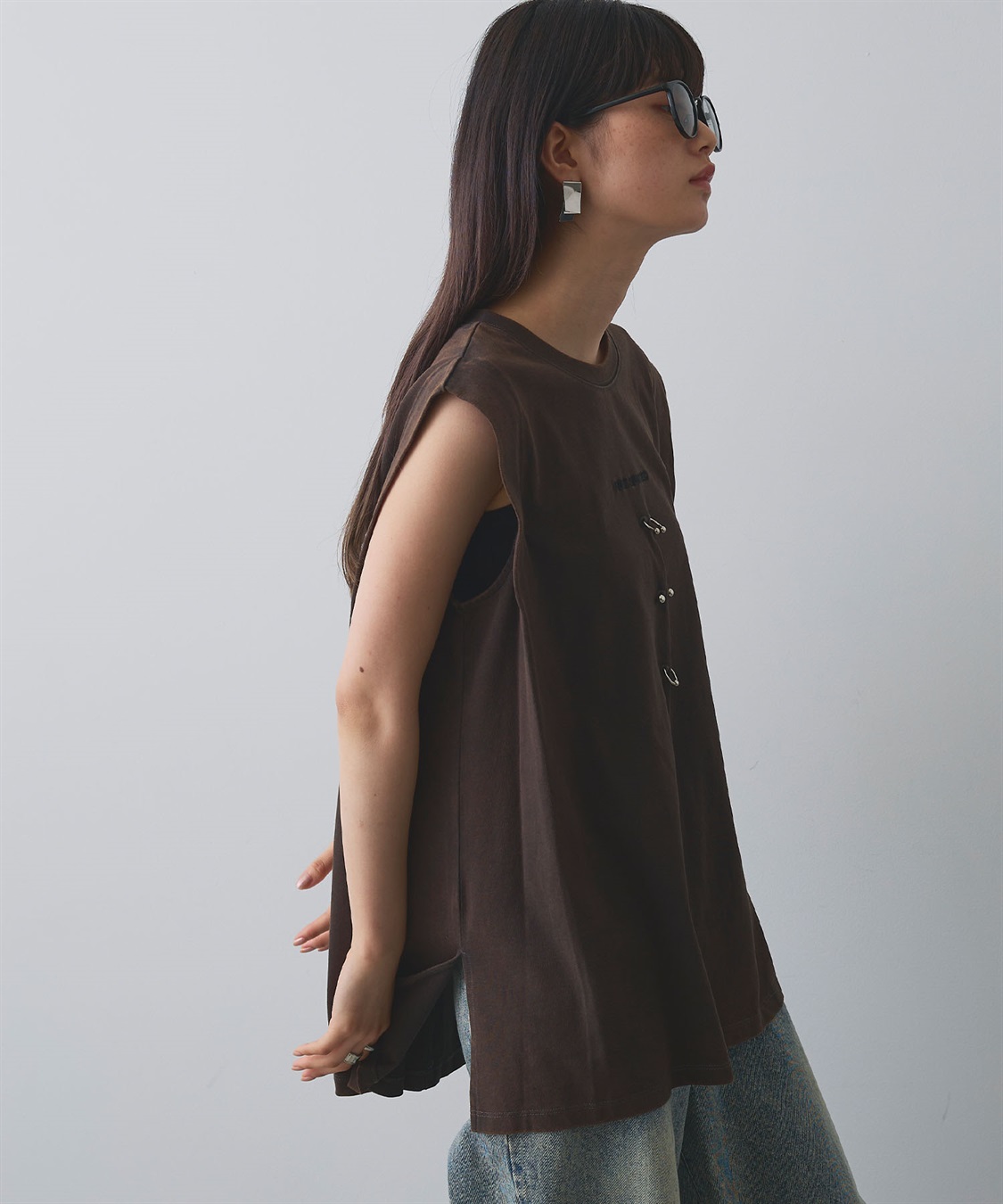 ELLEgirl ボディピアスノースリーブTシャツ_sub_7