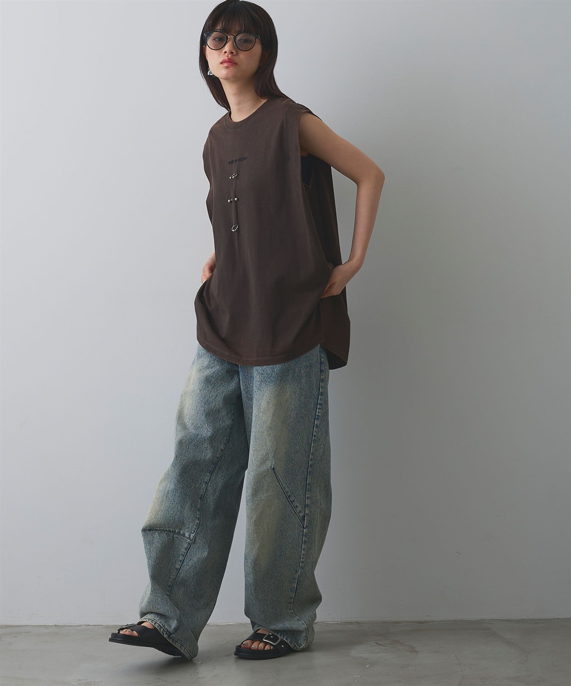 ELLEgirl ボディピアスノースリーブTシャツ_sub_8