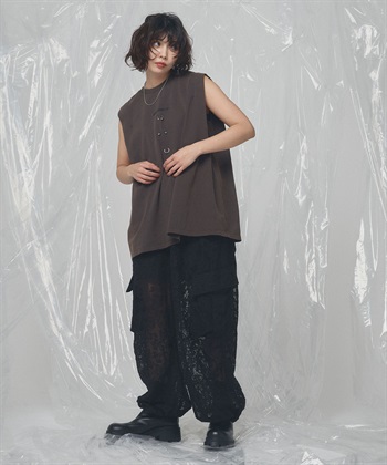 ELLEgirl ボディピアスノースリーブTシャツ_subthumb_8