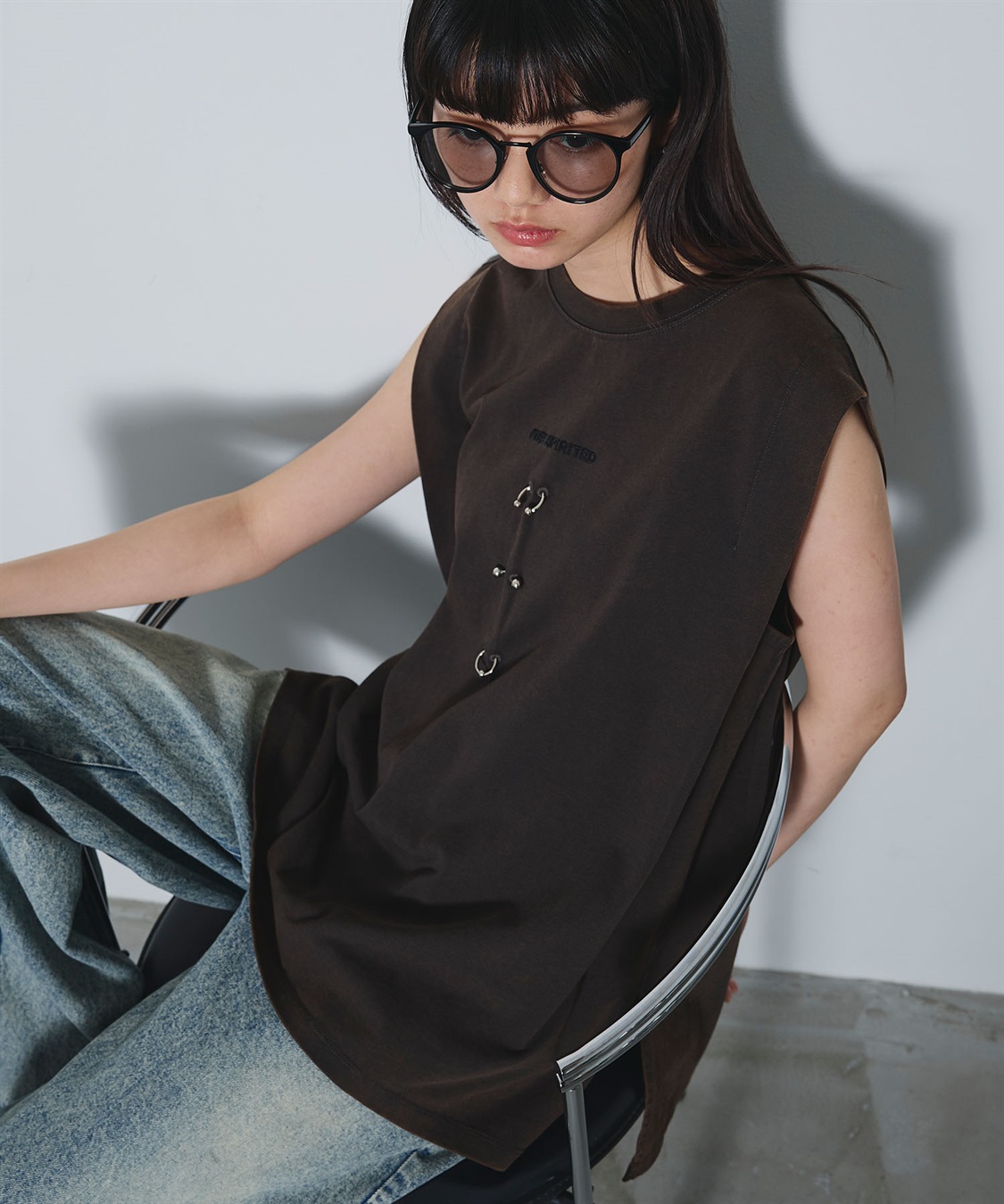 ELLEgirl ボディピアスノースリーブTシャツ_sub_11