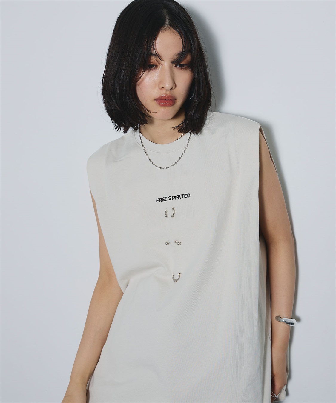 ELLEgirl ボディピアスノースリーブTシャツ_sub_22