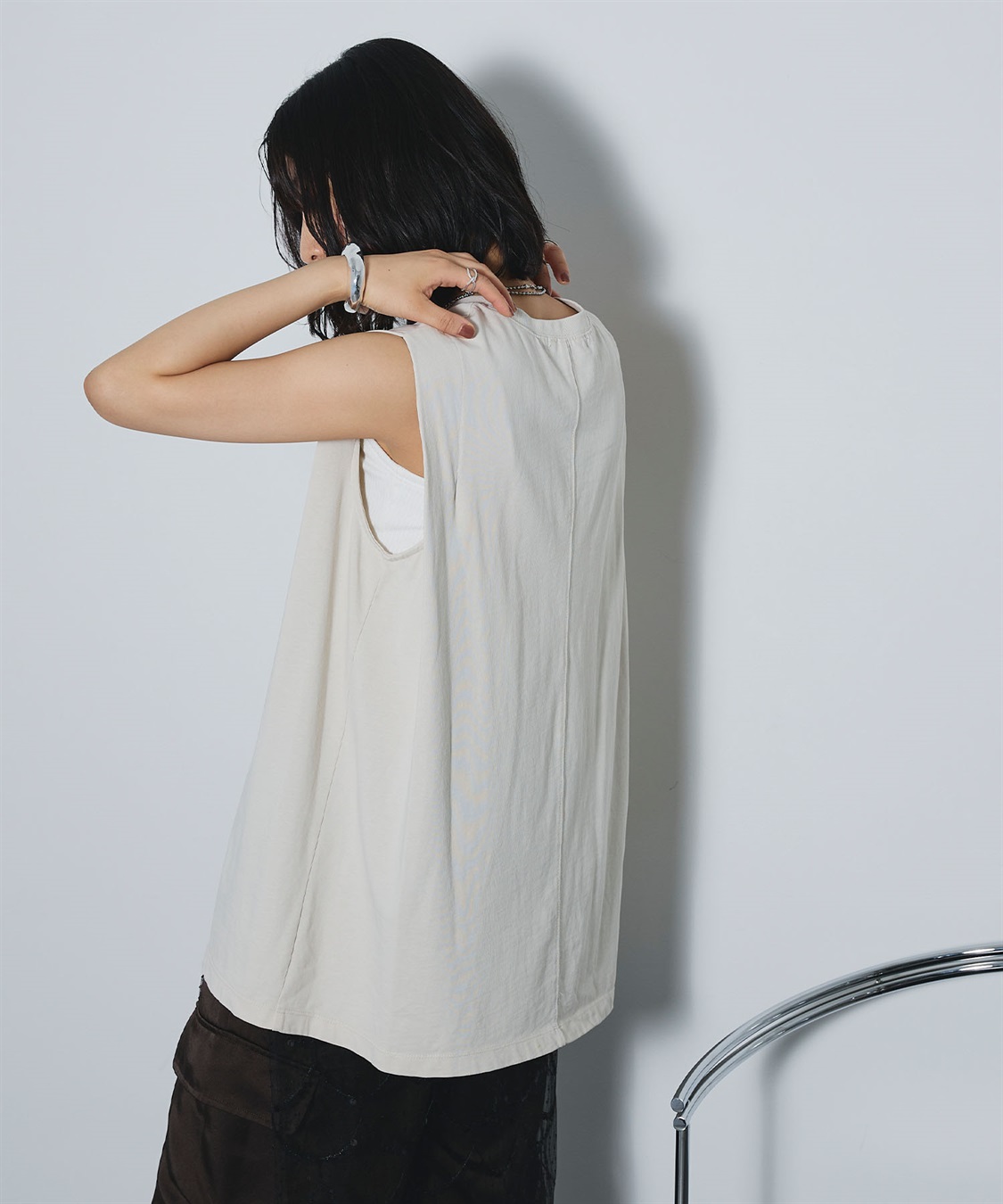 ELLEgirl ボディピアスノースリーブTシャツ_sub_25