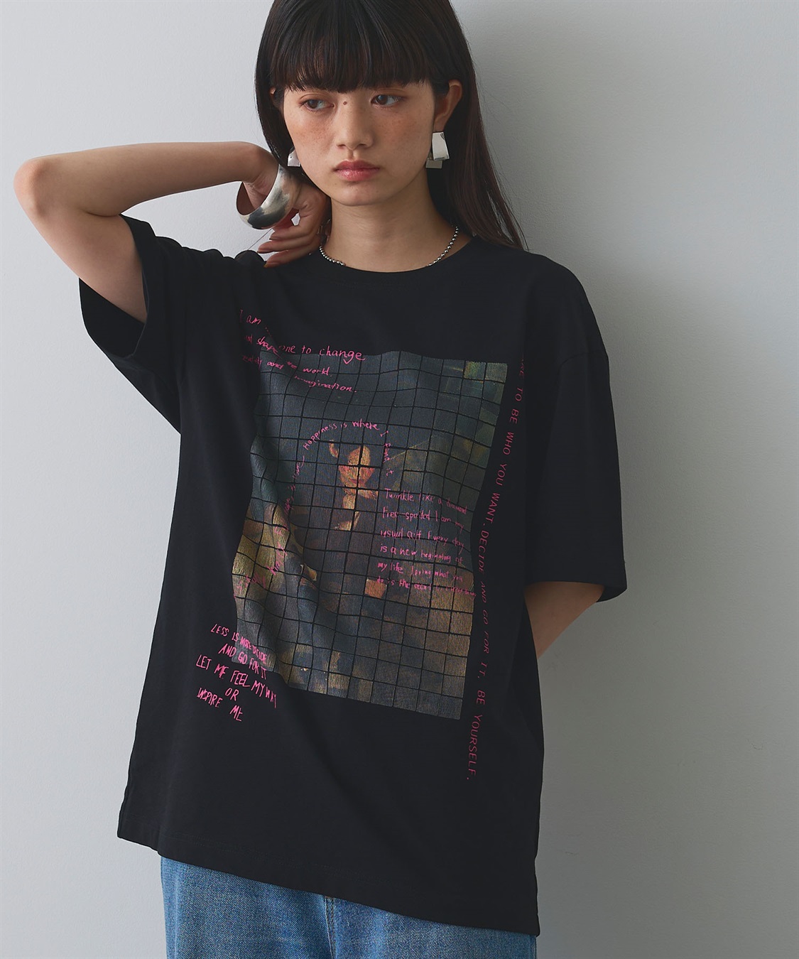 ELLEgirl フォトプリントTシャツ_sub_1