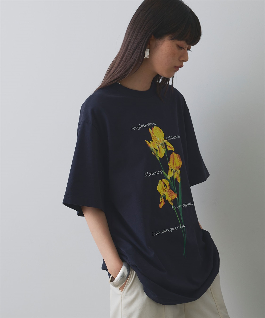 ELLEgirl アイリスプリントチュニックTシャツ_sub_8
