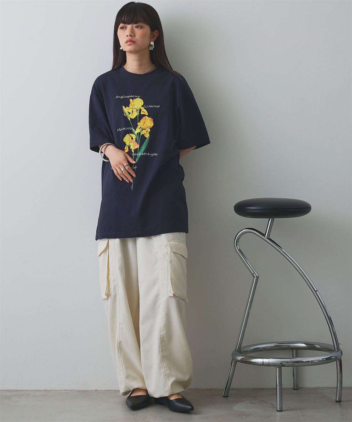 ELLEgirl アイリスプリントチュニックTシャツ_sub_9