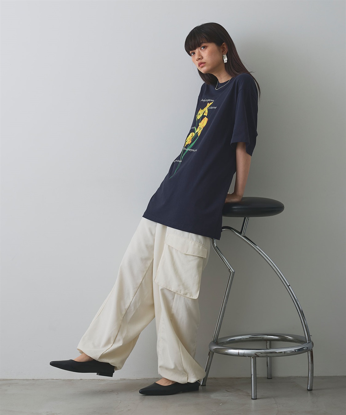 ELLEgirl アイリスプリントチュニックTシャツ_sub_10