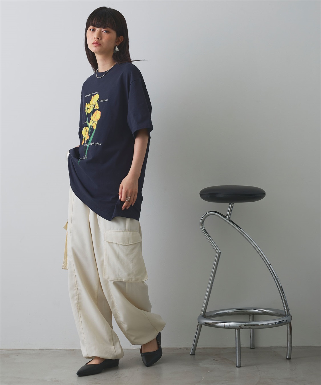 ELLEgirl アイリスプリントチュニックTシャツ_sub_11