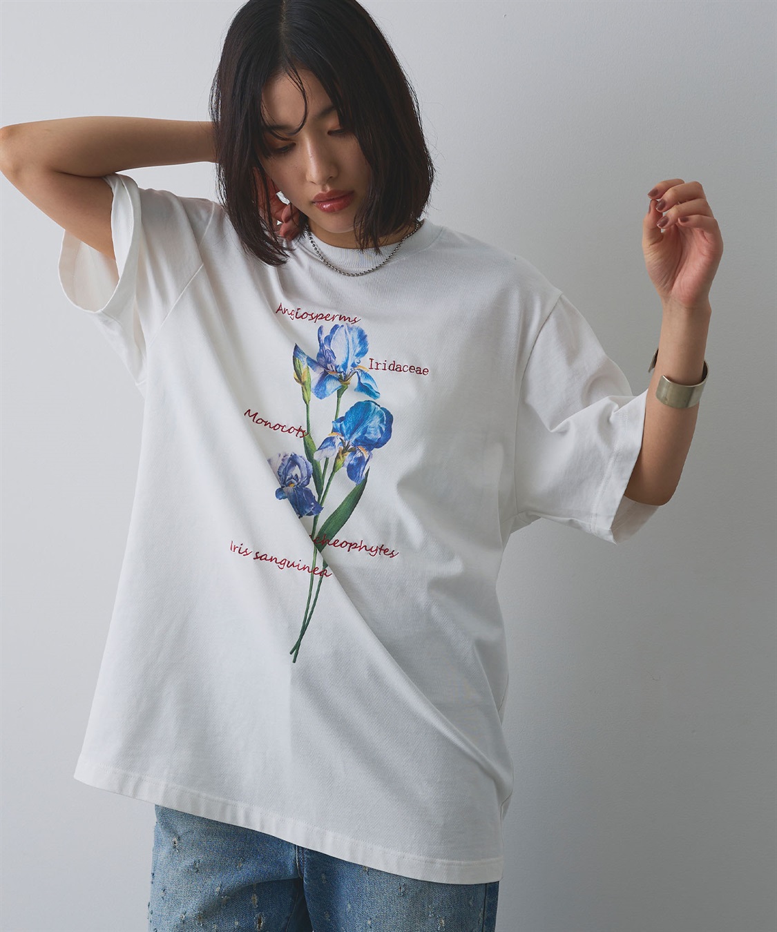 ELLEgirl アイリスプリントチュニックTシャツ_sub_15