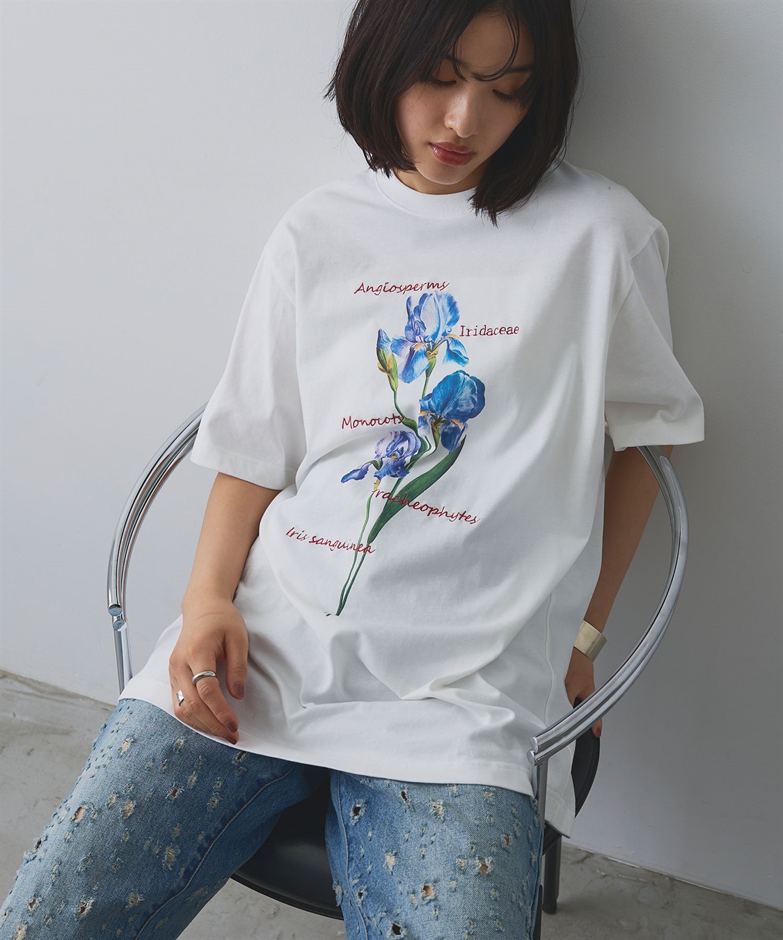 ELLEgirl アイリスプリントチュニックTシャツ_sub_17