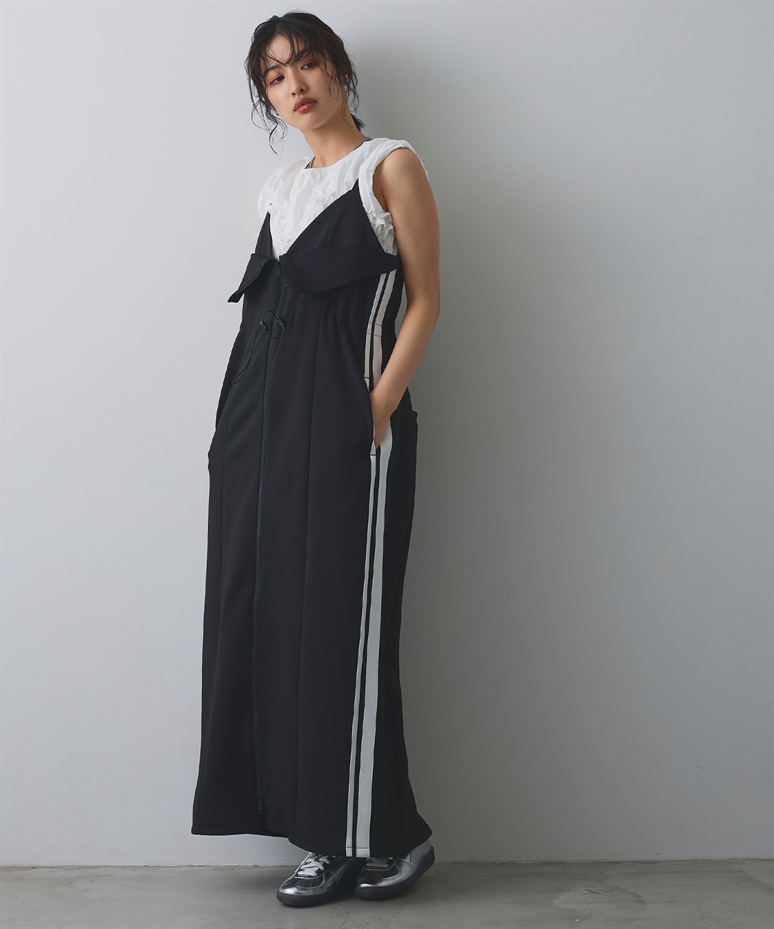 ELLEgirl トラックジャージキャミワンピース_sub_4