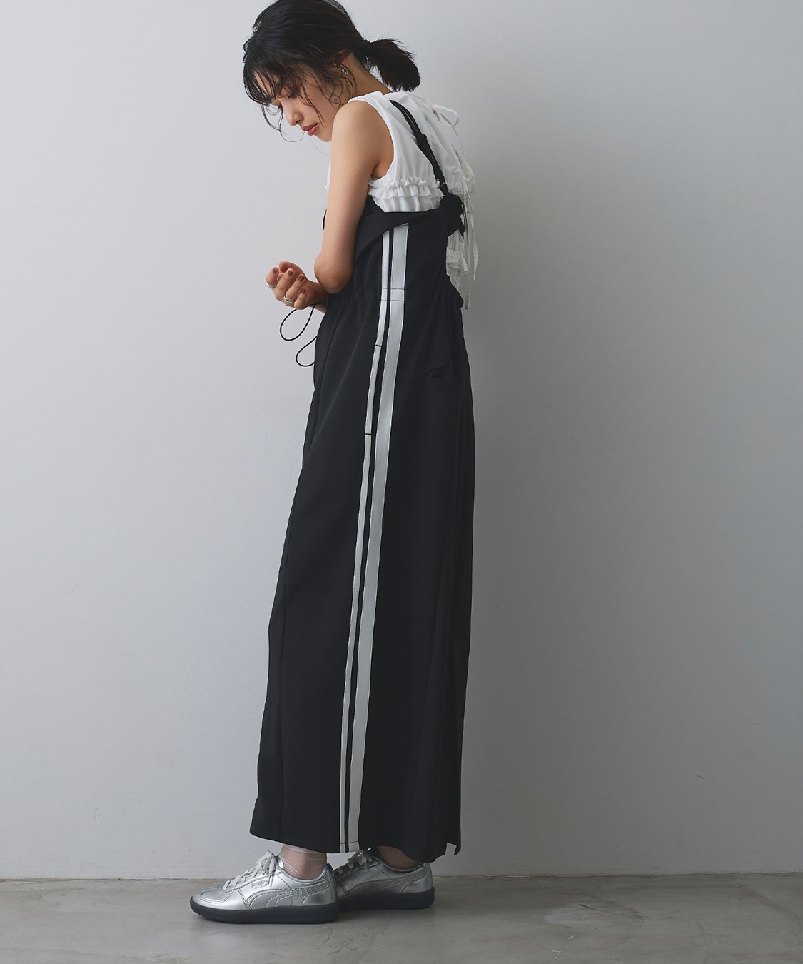 ELLEgirl トラックジャージキャミワンピース_sub_5