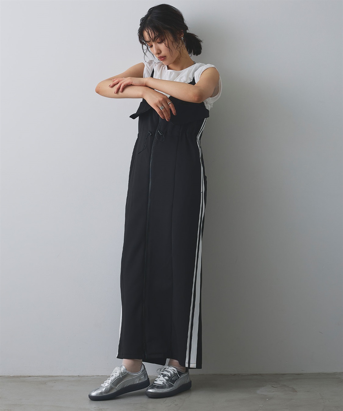 ELLEgirl トラックジャージキャミワンピース_sub_6