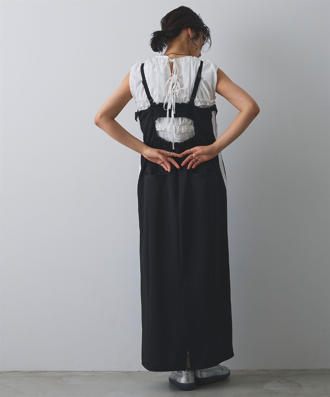 ELLEgirl トラックジャージキャミワンピース_sub_7