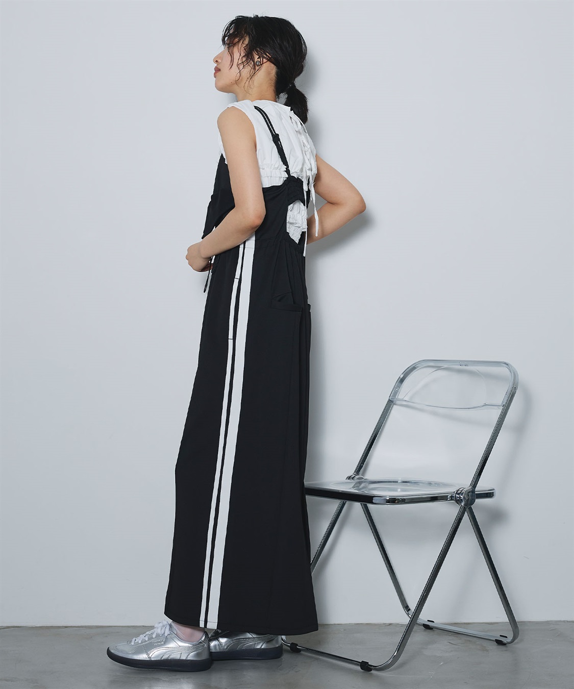 ELLEgirl トラックジャージキャミワンピース_sub_9