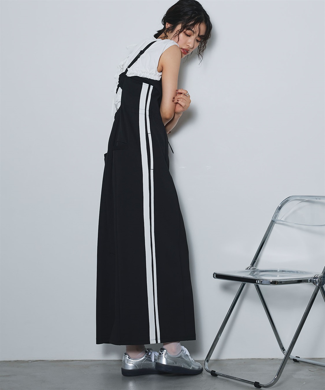 ELLEgirl トラックジャージキャミワンピース_sub_10