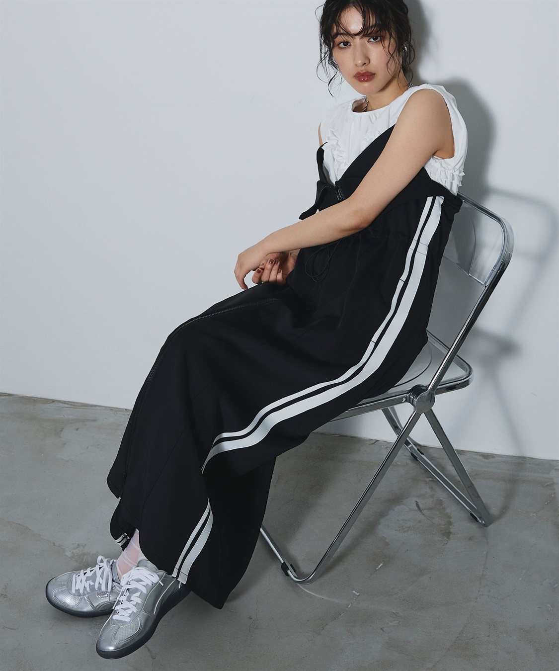 ELLEgirl トラックジャージキャミワンピース_sub_11