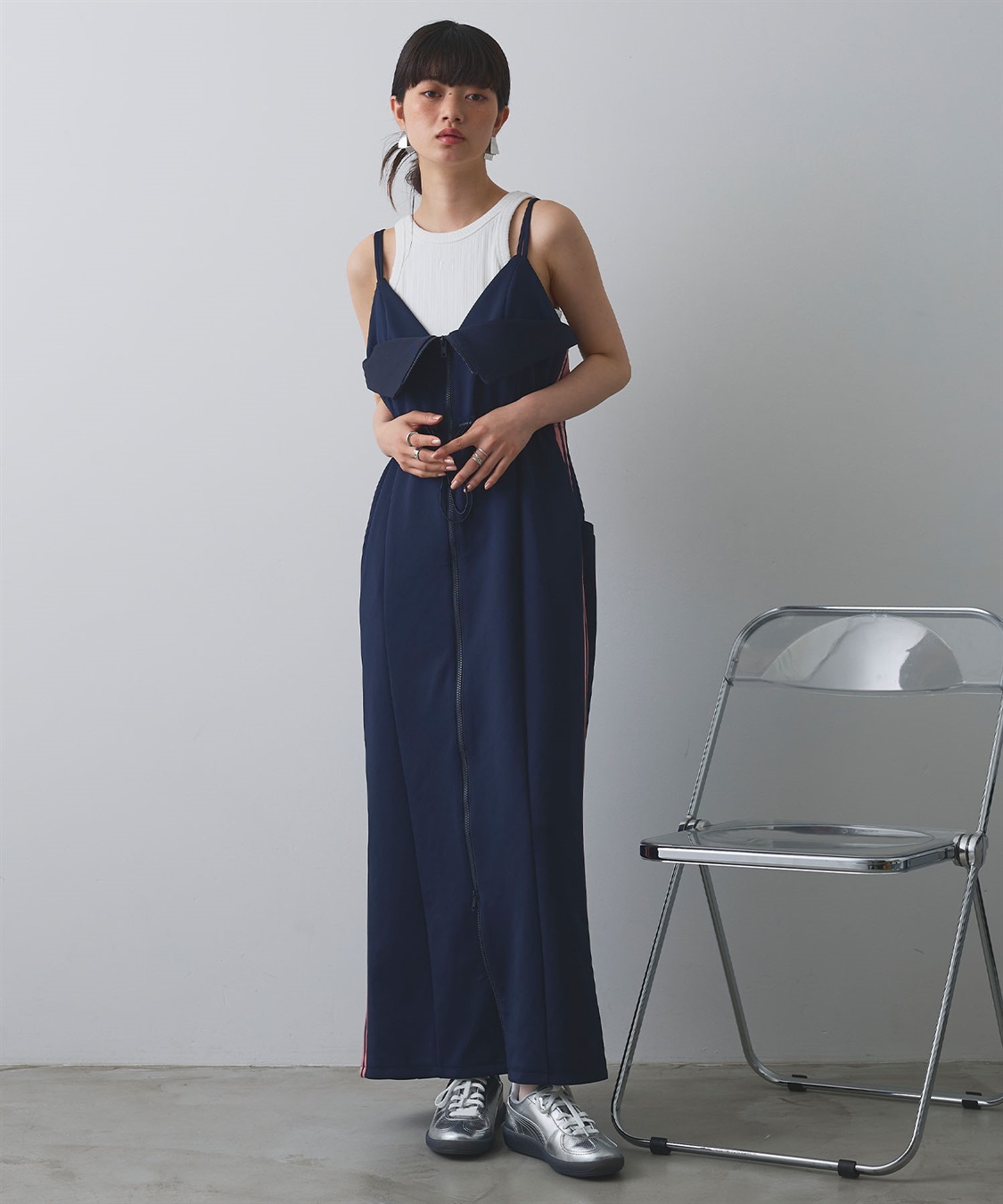 ELLEgirl トラックジャージキャミワンピース_sub_14