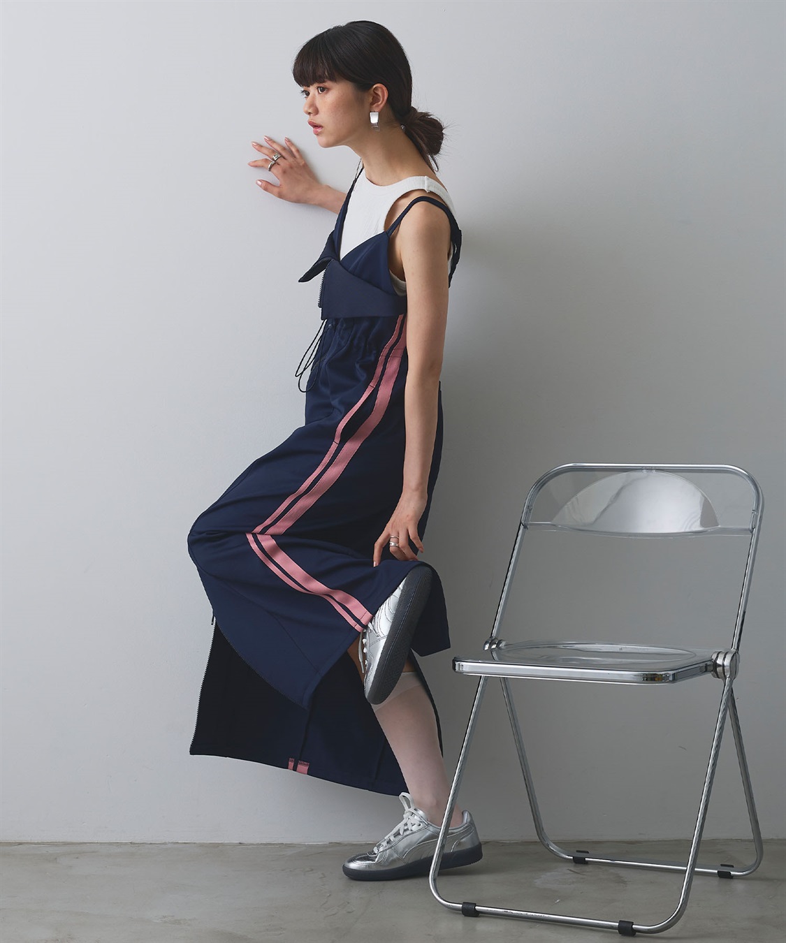 ELLEgirl トラックジャージキャミワンピース_sub_15