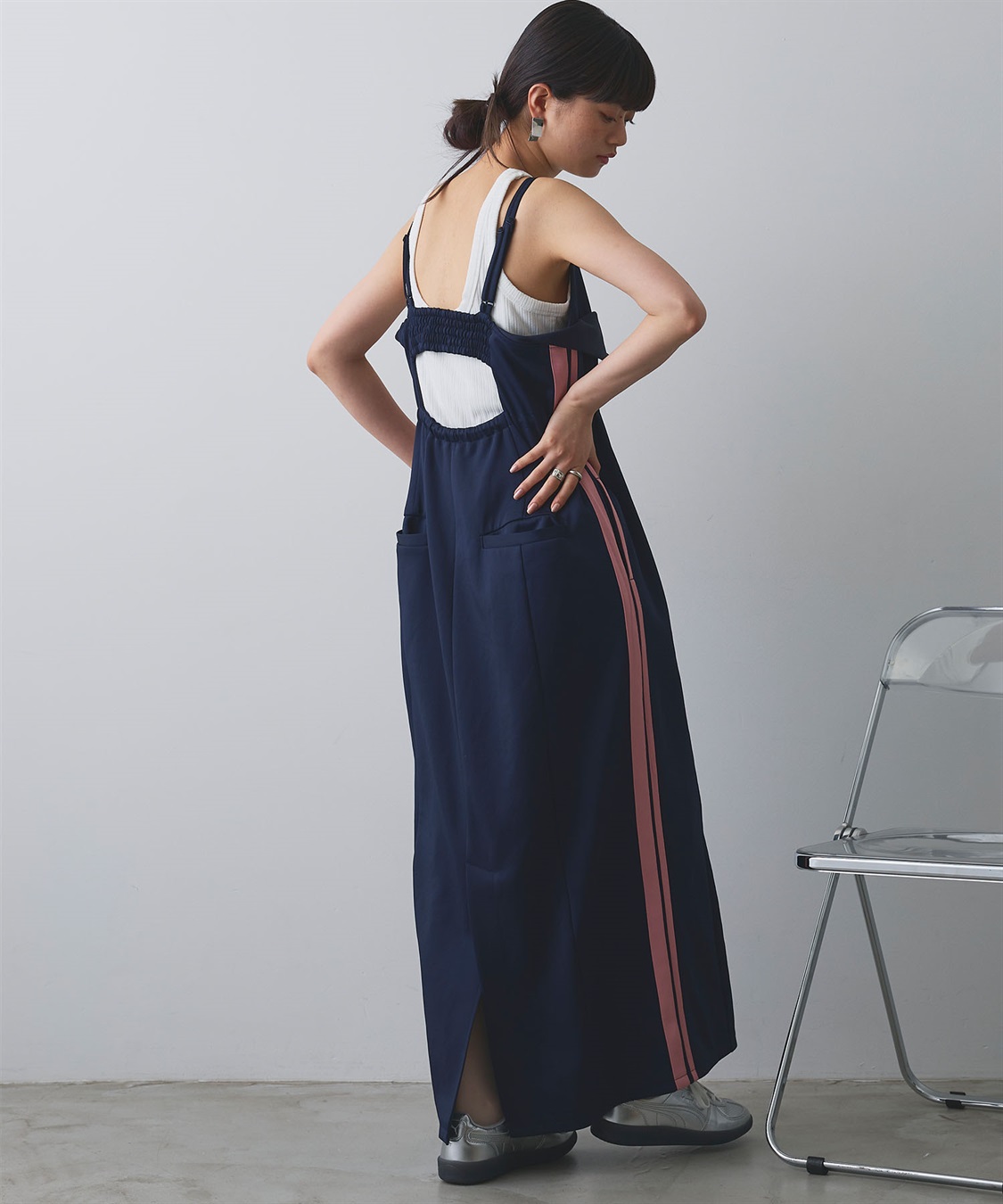 ELLEgirl トラックジャージキャミワンピース_sub_16