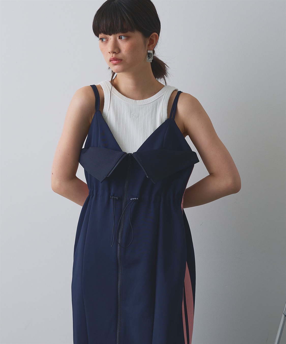 ELLEgirl トラックジャージキャミワンピース_sub_18