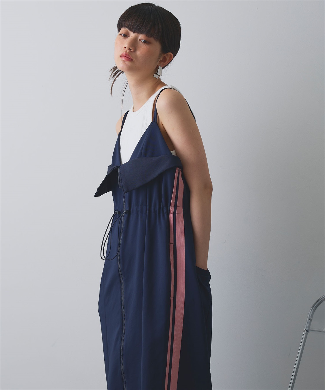 ELLEgirl トラックジャージキャミワンピース_sub_19