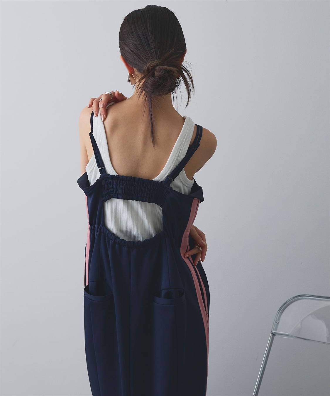 ELLEgirl トラックジャージキャミワンピース_sub_20