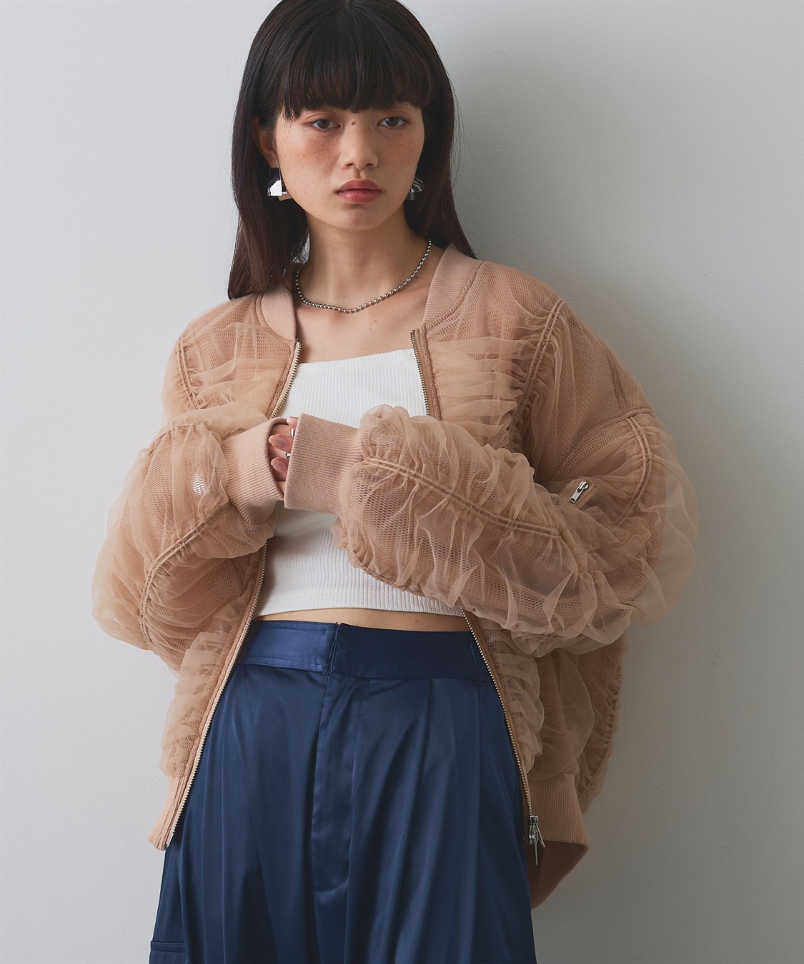 シャーリングシアーMA-1 ELLEgirl｜クロスプラス公式通販サイト