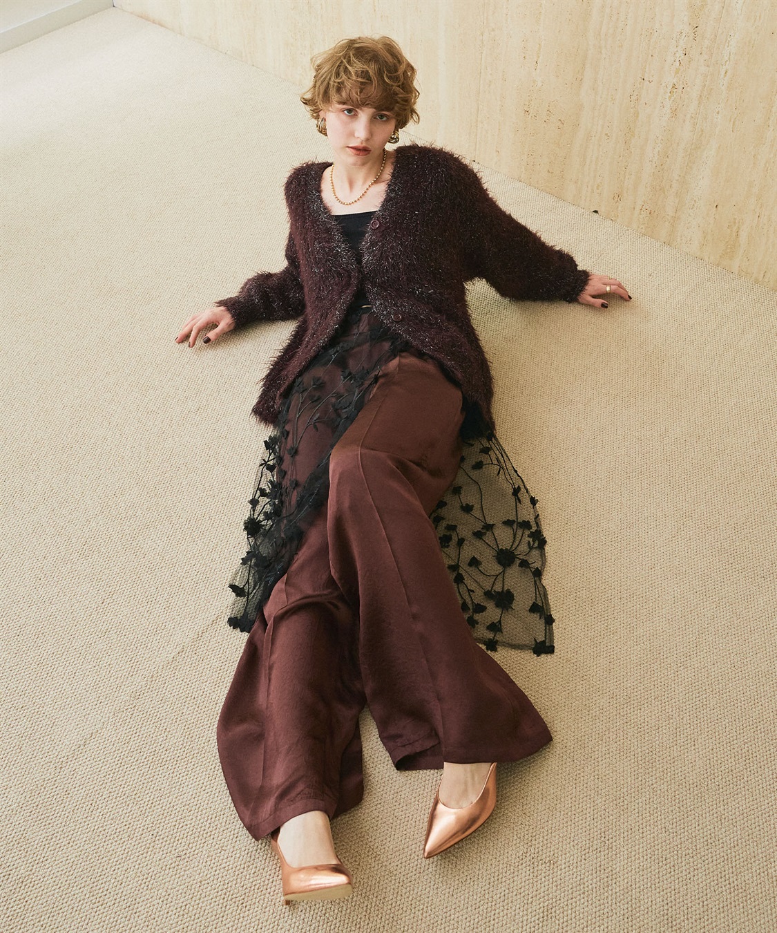 ELLEgirl フラワーモチーフラップスカート_sub_25