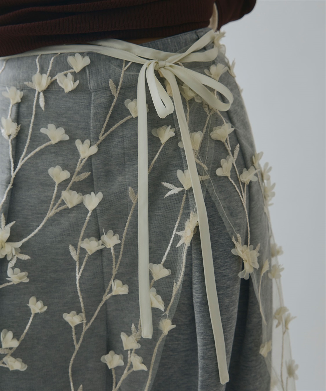 ELLEgirl フラワーモチーフラップスカート_sub_29