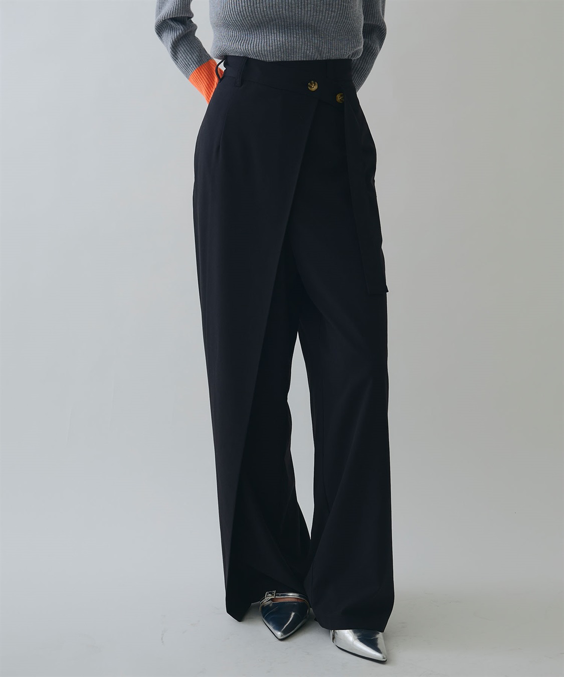 ELLEgirl ラップワイドパンツ_sub_1