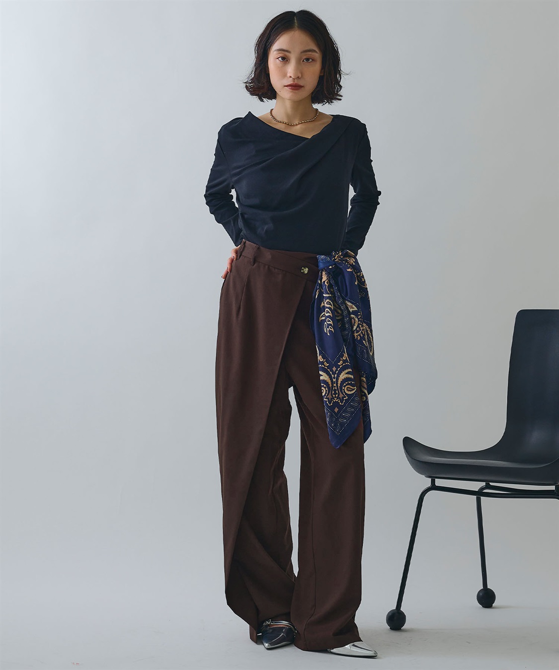 ELLEgirl ラップワイドパンツ_sub_2